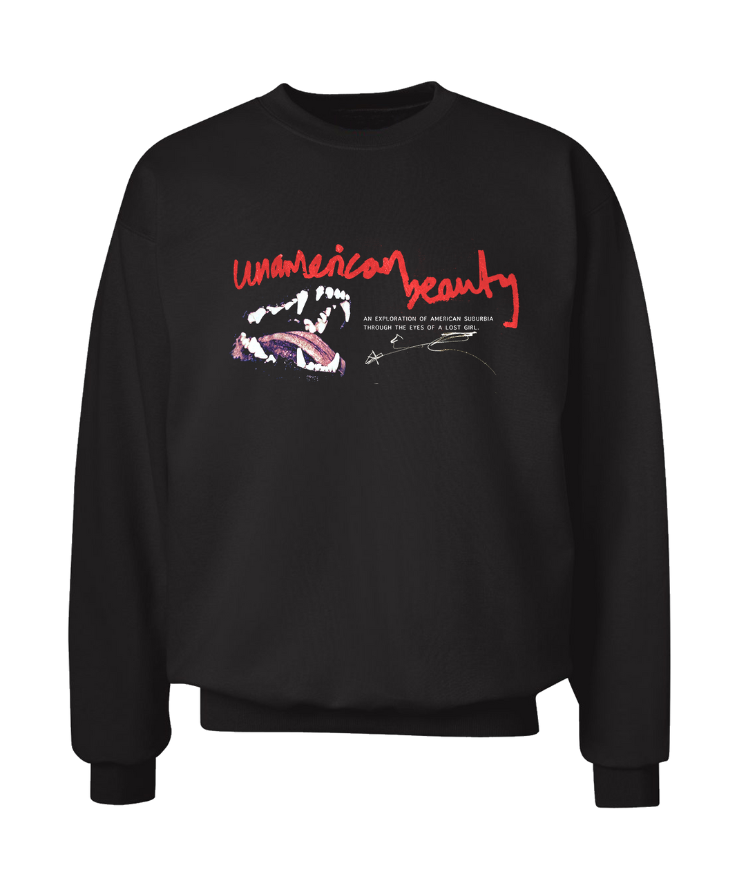 UNAMERICAN BEAUTY DOG CREWNECK